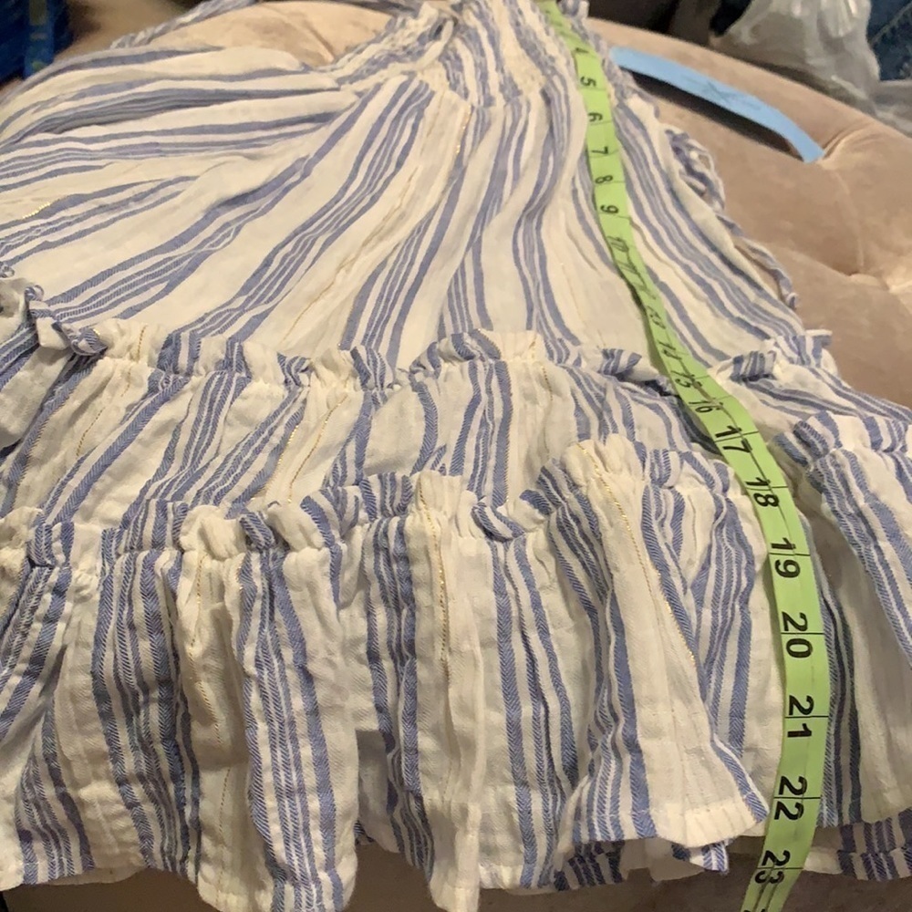 Trend Studio Blue And White Sundress, Elastic Body — image 7 of 8